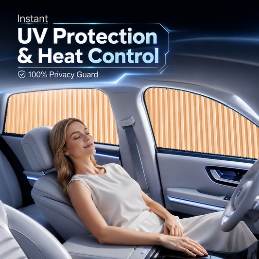 🚘 Retractable Sliding Car Window Sunshade