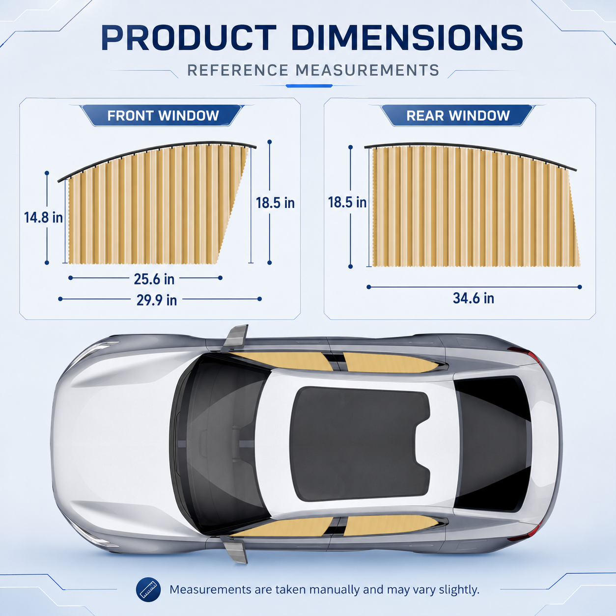 🚘 Retractable Sliding Car Window Sunshade