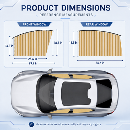 🚘 Retractable Sliding Car Window Sunshade