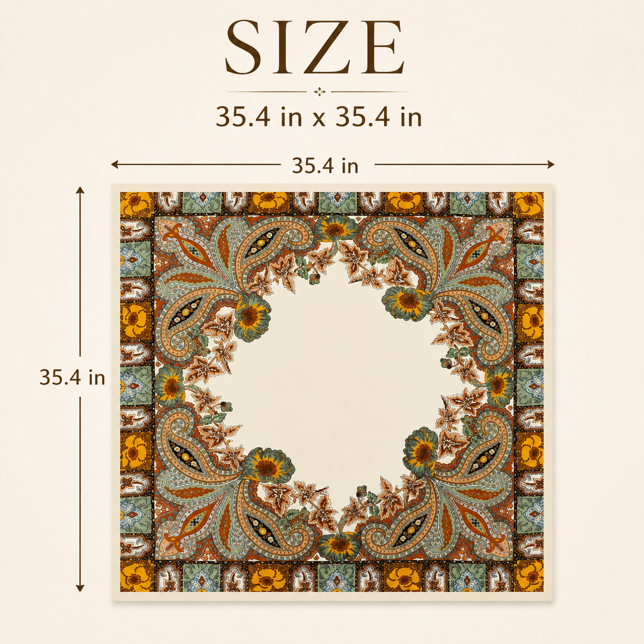 ✨ Vintage Silk Satin Head Scarf ✨