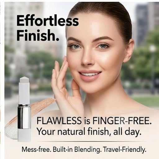 ♀️2-in-1 Color Changing Foundation Stick with Brush 💧 Collagen Infused🤎