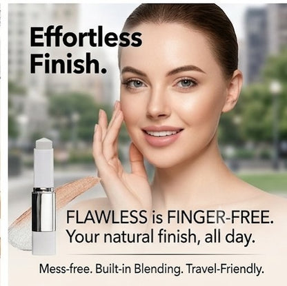 ♀️2-in-1 Color Changing Foundation Stick with Brush 💧 Collagen Infused🤎