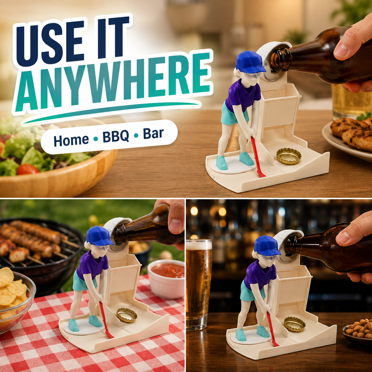 🍻 Hole-in-One Funny Golf Bottle Opener