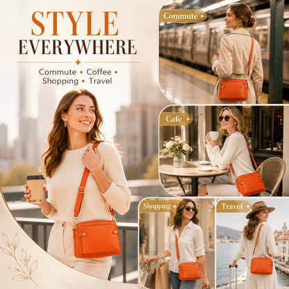 👜 Chic Multi-Pocket Crossbody Bag