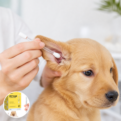🐾 Pet Ear Cleaning Swabs – Gentle Care ✨