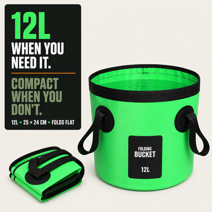 20L Collapsible Bucket | Folding Water Bucket