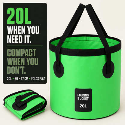 20L Collapsible Bucket | Folding Water Bucket