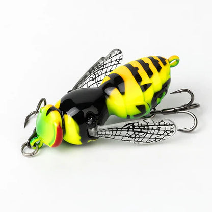 🔥💥 The Realest Sting: Bionic Wasp Topwater Lure [Must-Have] 🎣-Elite