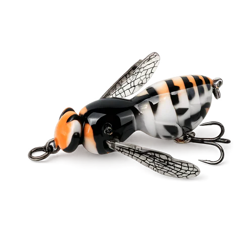 🔥💥 The Realest Sting: Bionic Wasp Topwater Lure [Must-Have] 🎣-Elite
