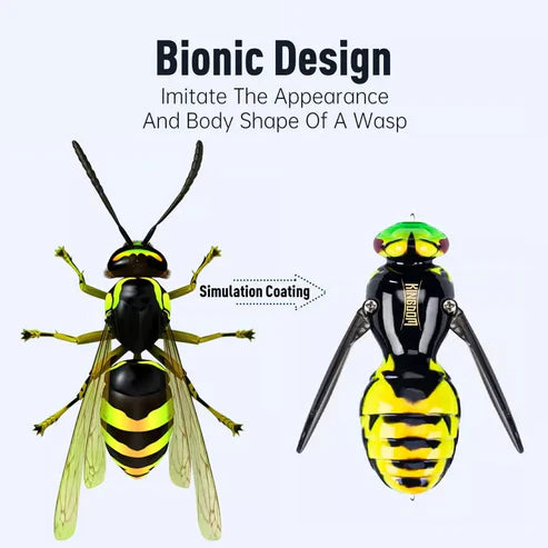 🔥💥 The Realest Sting: Bionic Wasp Topwater Lure [Must-Have] 🎣-Elite