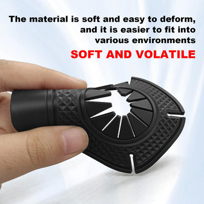 Universal Car Wiper Hole Protective Cover (2-Pack) | Anti-Clogging & Weatherproof Silicone Shield
