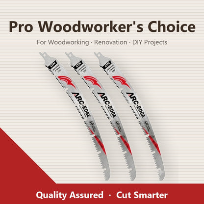 15" Curved Reciprocating Saw Blade🪚 for Wood  ⚡
