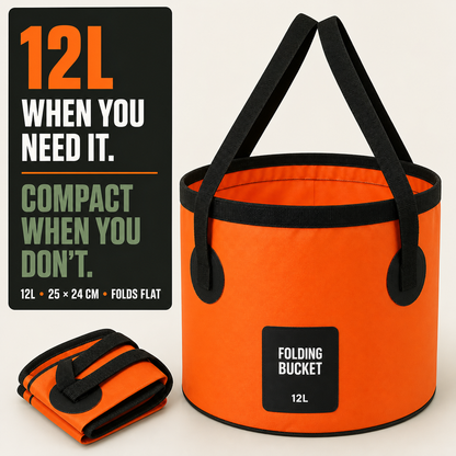 20L Collapsible Bucket | Folding Water Bucket